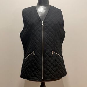 Ladies zippered vest